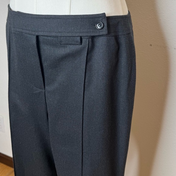 Carlisle Women's Sz 8 Wool Charcoal Grey Blend Straight Leg Dress Pants. - Picture 7 of 9
